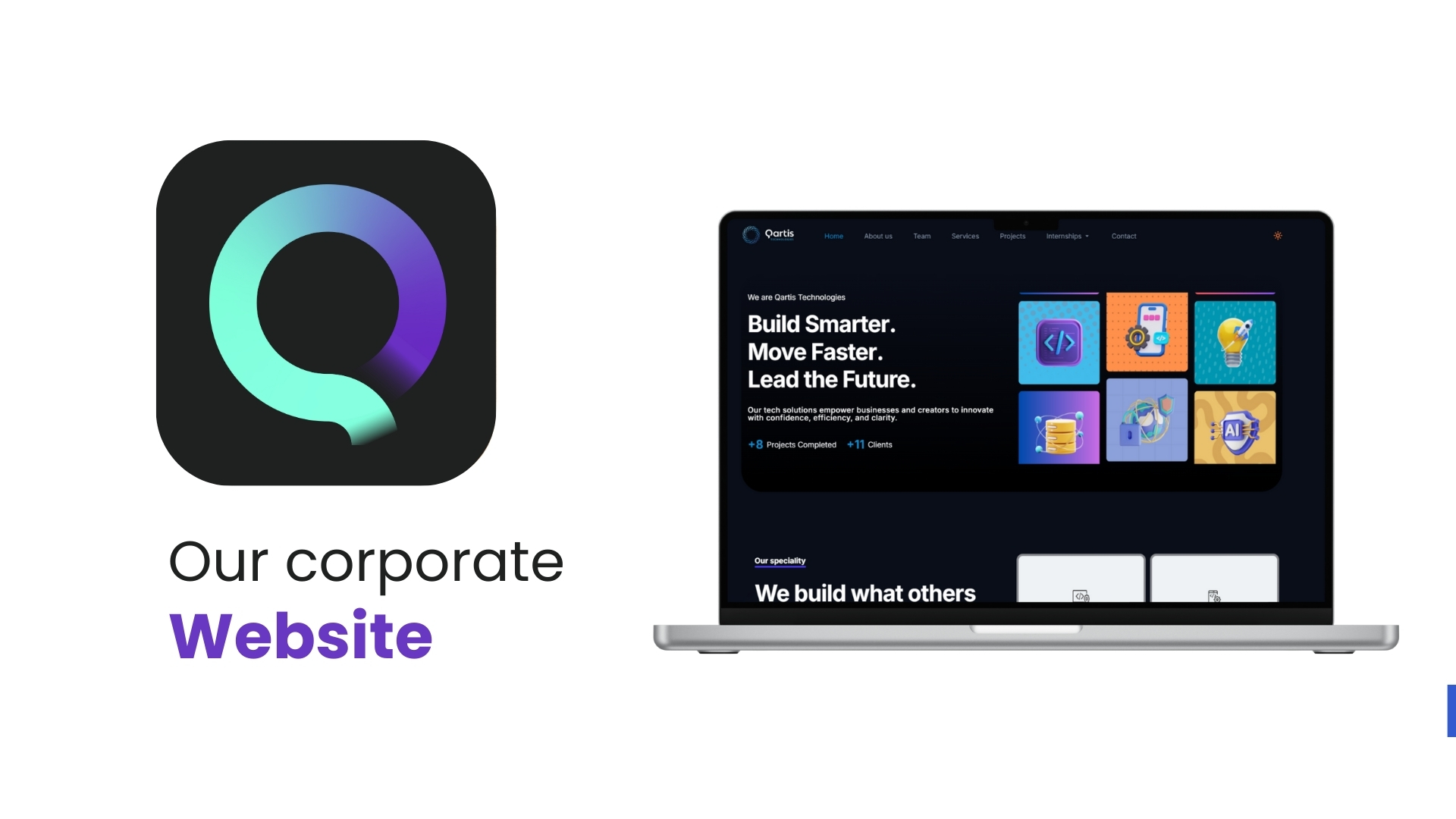 CORPORATE WEBSITE FOR OUR OWN BRAND